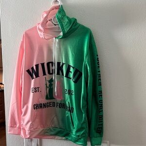 Wicked Pink and Green Hoodie